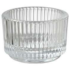 FINSMAK ФИНСМАК Подсвечник для греющей свечи, прозрачное стекло, 3.5 см IKEA