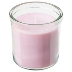 LUGNARE ЛУГНАРЕ Ароматическая свеча в стакане, Жасмин/розовый, 40 ч IKEA
