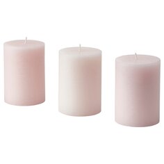 LUGNARE ЛУГНАРЕ Ароматическая формовая свеча, Жасмин/розовый, 30 ч IKEA