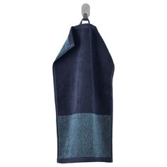 HIMLEÅN ХИМЛЕОН Гостевое полотенце, темно-синий/меланж, 30x50 см IKEA