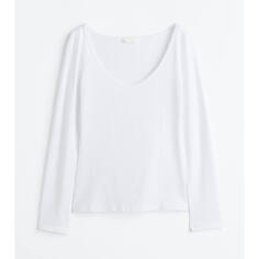 Топ H&amp;M Jersey, белый H&M