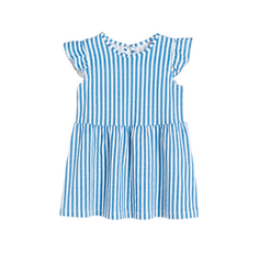 Платье детское H&amp;M Ruffle-trimmed, синий/белый H&M