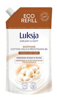 Luksja Creamy &amp; Soft Mleczko Bawełniane i Prowitamina B5 заправка - жидкое мыло, 400 ml