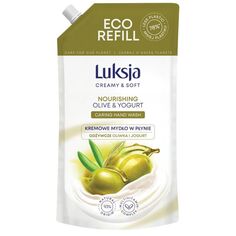 Luksja Creamy &amp; Soft Oliwka i Jogurt заправка - жидкое мыло, 900 ml