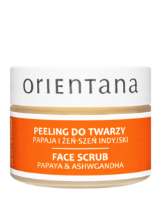 Orientana Papaja i Żeń-szeń Indyjski скраб для лица, 50 ml