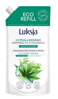 Luksja Hypoallergenic Olej z Konopi i Nagietek заправка - жидкое мыло, 500 ml