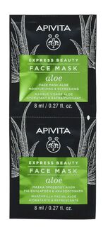 Apivita Express Beauty Aloe медицинская маска, 2 шт.