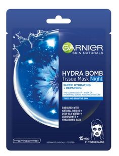 Garnier Skin Naturals Moisture Bomb Night тканевая маска для лица, 28 g
