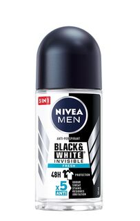 Nivea Men Black&amp;White Invisible Fresh антиперспирант для мужчин, 50 ml