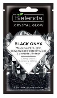 Bielenda Crystal Glow Black Onyx отшелушивающая маска для лица, 8 g
