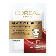 L’Oréal Age Specialist 45+ тканевая маска для лица, 28 g L'Oreal