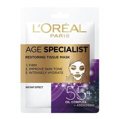 L’Oréal Age Specialist 55+ тканевая маска для лица, 28 g L'Oreal