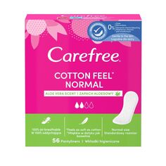 Carefree Cotton Feel Normal Aloe Vera ежедневные прокладки, 56 шт.