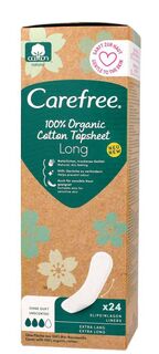 Carefree 100% Organic Cotton Normal ежедневные прокладки, 24 шт.