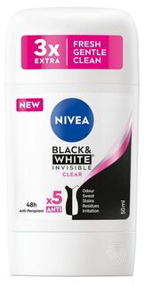 Nivea Black&amp;White Clearантиперспирант для женщин, 50 ml