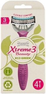 Wilkinson Xtreme3 Beauty Eco Green женская бритва, 4 шт.