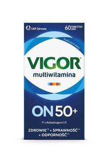 Vigor Multiwitamina On 50+ поливитамины для мужчин, 60 шт.