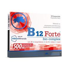 Olimp B12 Forte Bio-Complex витамин В12 в капсулах, 30 шт. ОЛИМП