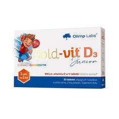 Olimp Gold-Vit D3 Junior витамин д3 для детей, 30 шт. ОЛИМП