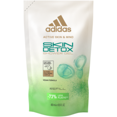 Adidas Active Skin&amp;Mind Skin Detox сменный гель для душа для женщин, 400 мл