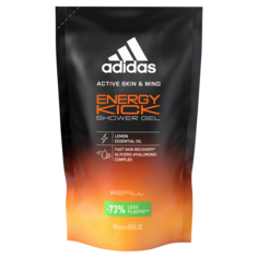 Adidas Active Skin&amp;Mind Energy Kick сменный гель для душа для мужчин, 400 мл