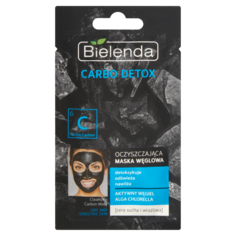 Bielenda Carbo Detox очищающая угольная маска для лица, 8 г