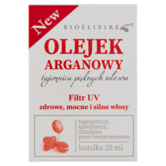 Bioelixire Argan увлажняющая масляная сыворотка для волос, 20 мл
