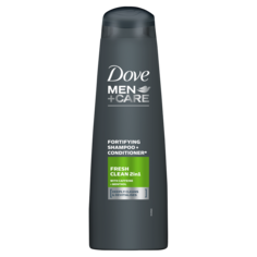 Dove Men Care Fresh Clean 2w1 освежающий мужской шампунь и кондиционер, 400 мл
