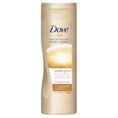 Dove Visible Glow Лосьон для тела с автозагаром для светлой и средней кожи, 400 мл