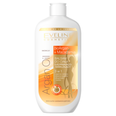 Eveline Cosmetics Argan Oil + Macadamia укрепляющий и увлажняющий лосьон для тела для сухой кожи, 350 мл