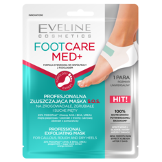 Eveline Cosmetics Foot Care Med. отшелушивающая маска для пяток, 1 пара
