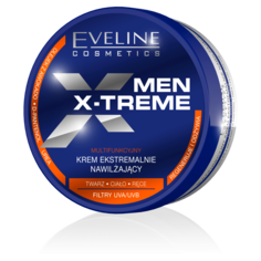 Eveline Cosmetics Men X-Treme Многофункциональный интенсивно увлажняющий крем для лица и тела для мужчин, 200 мл