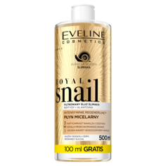 Eveline Cosmetics Royal Snail интенсивно регенерирующая мицеллярная вода для лица, 500 мл