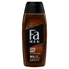 Fa Men Coffee Burst очищающий гель для душа с формулой 2в1 для мужчин, 400 мл