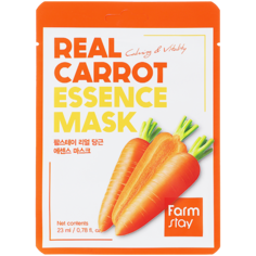 Farmstay Real Carrot морковная маска для лица, 23 мл