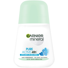 Garnier Mineral Pure Active 48h шариковый антиперспирант для женщин, 50 мл