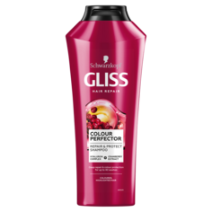 Gliss Colour Perfector шампунь для окрашенных и обесцвеченных волос, 400 мл