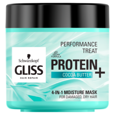 Gliss Protein+ Treat 4-in-1 Moisture увлажняющая маска для волос, 400 мл
