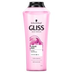 Gliss Liquid Silk шампунь для тусклых и ломких волос, 400 мл