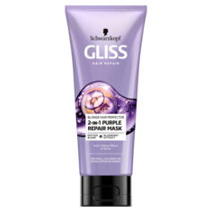 Gliss Blonde Hair Perfector 2-In-1 Purple Repair Mask Маска для светлых волос, 200 мл