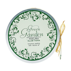 Green Garden Натуральный питательный скраб для тела с алоэ вера, 250 мл