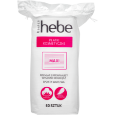 Hebe Basics ватные диски квадратные макси, 60 шт/1 упаковка