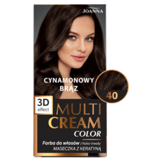 Joanna Multi Cream Color краска для волос 40 корица коричневая, 1 упаковка