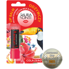Laura Conti Coca Zero защитная помада для губ, 4,8 г