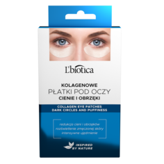 L&apos;biotica Collagen патчи для глаз, уменьшающие темные круги и отечность, 3х2 шт/1 упаковка L'biotica