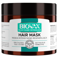 Biovax Biovax интенсивно регенерирующая маска для слабых волос, склонных к выпадению, 250 мл
