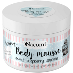 Nacomi Sweet Raspberry Cup питательный мусс для тела малина, 180 мл