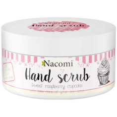 Nacomi Sweet Raspberry Cupcake натуральный скраб для рук с ароматом малины, 100 мл
