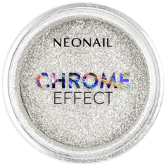 Neonail Chrome Effect серебряная пудра для ногтей, 2 г