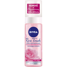 Nivea Rose Touch очищающая пенка для лица, 150 мл